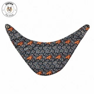 جلوی دستمال گردن سگ و گربه تادو طرح ملوانی کد 02