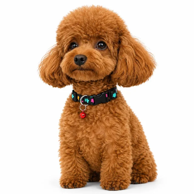 قلاده گردنی سگ تادو مدل نواری روی سگ